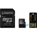 Карта пам'яті Kingston microSDHC/microSDXC Class 10 UHS-I SD adapter/USB reader 32Gb — інтернет магазин All-Ok. фото 1