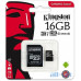 Карта пам'яті  Kingston microSDHC/SDXC UHS-I Class 10 Canvas Select SD адаптер 16Gb — інтернет магазин All-Ok. фото 2
