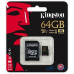 Карта пам'яті  Kingston 64 GB microSDXC Class 10 UHS-I Canvas Select + SD Adapter SDCS/64GB — інтернет магазин All-Ok. фото 2