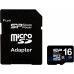 Карта пам'яті Silicon Power 16 GB microSDHC Class 10 + SD adapter SP016GBSTH010V10-SP — інтернет магазин All-Ok. фото 1