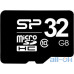 Карта пам'яті Silicon Power 32 GB microSDHC Class 10 + SD adapter SP032GBSTH010V10-SP — інтернет магазин All-Ok. фото 2