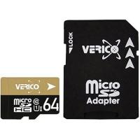 Карта пам'яті Verico microSDHC/SDXC Class 10 UHS-I SD adapter 64 Gb