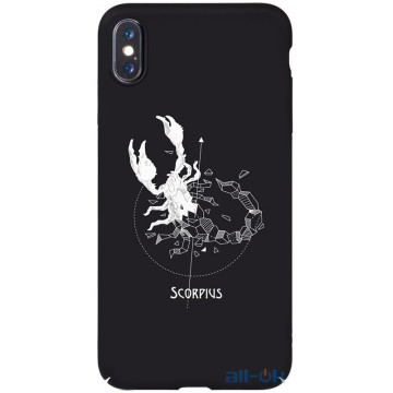 Чохол-накладка TOTO Full PC Print Case Apple iPhone XS Max #161_Scorpius Black