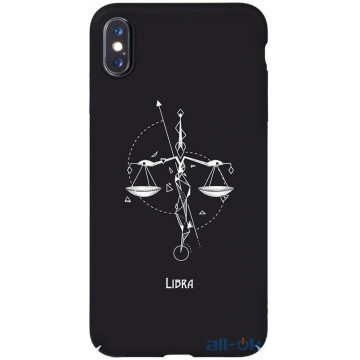 Чохол-накладка TOTO Full PC Print Case Apple iPhone XS Max #163_Libra Black