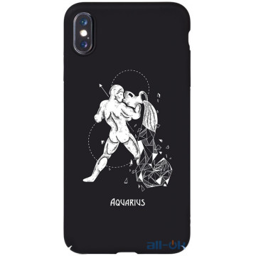 Чохол-накладка TOTO Full PC Print Case Apple iPhone XS Max #164_Aquarius Black