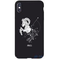 Чохол-накладка TOTO Full PC Print Case Apple iPhone XS Max #168_Aries Black
