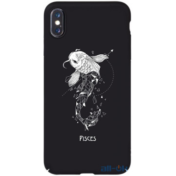 Чохол-накладка TOTO Full PC Print Case Apple iPhone XS Max #170_Pisces Black