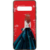 Чохол-накладка TOTO Glass Fashionable Case Samsung Galaxy S10 Green Dress Girl — інтернет магазин All-Ok. фото 1