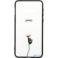 Чохол-накладка TOTO Glass Fashionable Case Samsung Galaxy S10e Peon on White