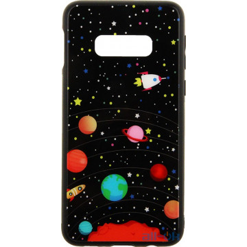 Чохол-накладка TOTO Glass Fashionable Case Samsung Galaxy S10e Star Space