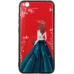 Чохол-накладка TOTO Glass Fashionable Case Xiaomi Redmi Go Green Dress Girl — інтернет магазин All-Ok. фото 1