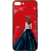 Чохол-накладка TOTO Glass Fashionable Case Apple iPhone 7 Plus/8 Plus Green Dress Girl — інтернет магазин All-Ok. фото 1