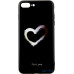 Чохол-накладка TOTO Glass Fashionable Case Apple iPhone 7 Plus/8 Plus Heart on Black — інтернет магазин All-Ok. фото 1