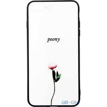 Чохол-накладка TOTO Glass Fashionable Case Apple iPhone 7 Plus/8 Plus Peon on White