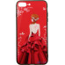 Чохол-накладка TOTO Glass Fashionable Case Apple iPhone 7 Plus/8 Plus Red Dress Girl — інтернет магазин All-Ok. фото 1