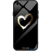Чохол-накладка TOTO Glass Fashionable Case Apple iPhone 7/8 Heart on Black — інтернет магазин All-Ok. фото 1