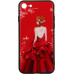 Чохол-накладка TOTO Glass Fashionable Case Apple iPhone 7/8 Red Dress Girl — інтернет магазин All-Ok. фото 1
