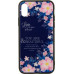 Чохол-накладка TOTO Glass Fashionable Case Apple iPhone X Flower on Blue — інтернет магазин All-Ok. фото 1