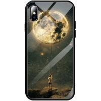 Чохол-накладка TOTO Glass Fashionable Case Apple iPhone X Star Space