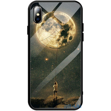 Чохол-накладка TOTO Glass Fashionable Case Apple iPhone X Star Space