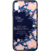 Чохол-накладка TOTO Glass Fashionable Case Apple iPhone XS Max Flower on Blue — інтернет магазин All-Ok. фото 1