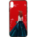 Чохол-накладка TOTO Glass Fashionable Case Apple iPhone XS Max Green Dress Girl — інтернет магазин All-Ok. фото 1