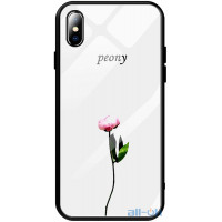 Чохол-накладка TOTO Glass Fashionable Case Apple iPhone XS Max Peon on White