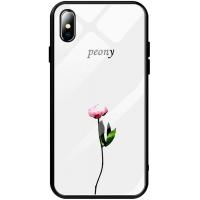 Чохол-накладка TOTO Glass Fashionable Case Apple iPhone XS Max Peon on White