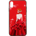 Чохол-накладка TOTO Glass Fashionable Case Apple iPhone XS Max Red Dress Girl — інтернет магазин All-Ok. фото 1