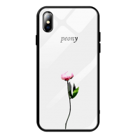 Чохол-накладка TOTO Glass Fashionable Case Apple iPhone XS Peon on White