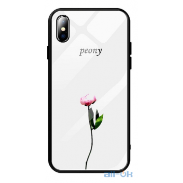 Чохол-накладка TOTO Glass Fashionable Case Apple iPhone XS Peon on White