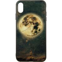 Чохол-накладка TOTO Glass Fashionable Case Apple iPhone XS Star Space