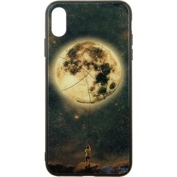 Чохол-накладка TOTO Glass Fashionable Case Apple iPhone XS Star Space