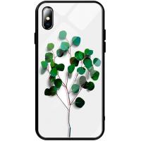 Чохол-накладка TOTO Glass Fashionable Case Apple iPhone XS Tree of Life White