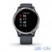 Смарт-годинник Garmin Venu Silver Stainless Steel Bezel w. Granite Blue and Silicone B. (010-02173-01) — інтернет магазин All-Ok. фото 1