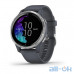 Смарт-годинник Garmin Venu Silver Stainless Steel Bezel w. Granite Blue and Silicone B. (010-02173-01) — інтернет магазин All-Ok. фото 2
