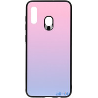 Чохол-накладка TOTO Gradient Glass Case Samsung Galaxy A20/A30 Pink