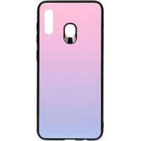 Чохол-накладка TOTO Gradient Glass Case Samsung Galaxy A20/A30 Pink