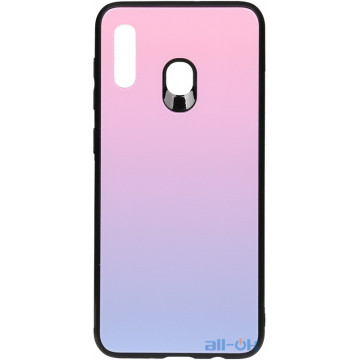 Чохол-накладка TOTO Gradient Glass Case Samsung Galaxy A20/A30 Pink