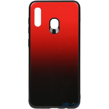 Чохол-накладка TOTO Gradient Glass Case Samsung Galaxy A20/A30 Red