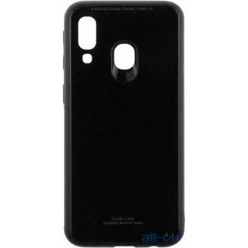Чохол-накладка TOTO Gradient Glass Case Samsung Galaxy A40 Black
