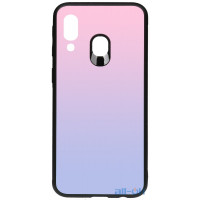 Чохол-накладка TOTO Gradient Glass Case Samsung Galaxy A40 Pink