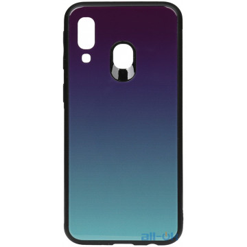 Чохол-накладка TOTO Gradient Glass Case Samsung Galaxy A40 Purple