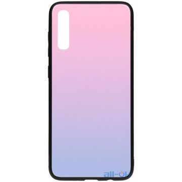 Чохол-накладка TOTO Gradient Glass Case Samsung Galaxy A70 Pink			