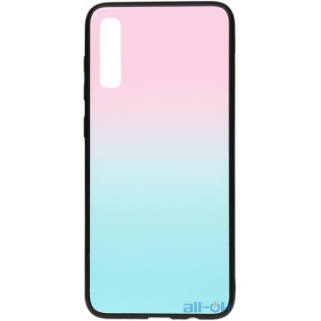 Чохол-накладка TOTO Gradient Glass Case Samsung Galaxy A70 Turquoise