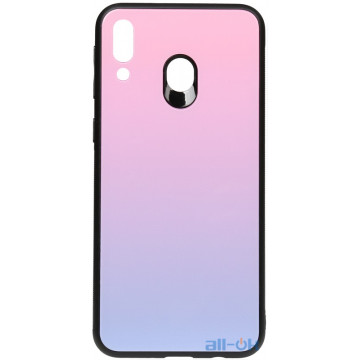 Чохол-накладка TOTO Gradient Glass Case Samsung Galaxy M20 Pink