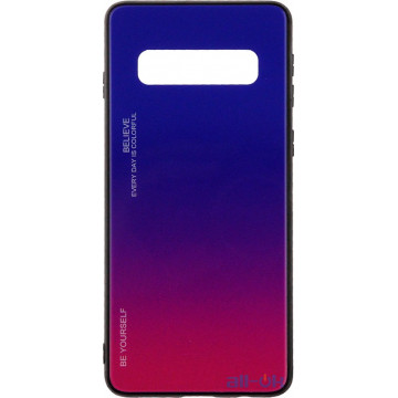 Чохол-накладка TOTO Gradient Glass Case Samsung Galaxy S10 Lilac