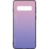 Чохол-накладка TOTO Gradient Glass Case Samsung Galaxy S10 Pink