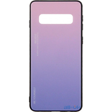 Чохол-накладка TOTO Gradient Glass Case Samsung Galaxy S10 Pink