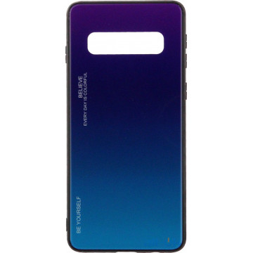 Чохол-накладка TOTO Gradient Glass Case Samsung Galaxy S10 Purple